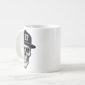 67 Schädel Halloween Brainrot Meme Sechs Sieben Ki Kaffeetasse (Vorderseite Links)