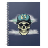 67 Schädel Notizblock (Vorderseite)