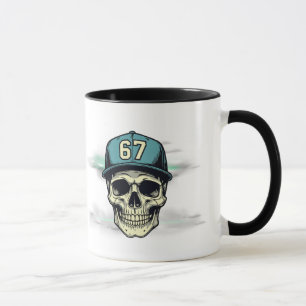 67 Schädel Tasse