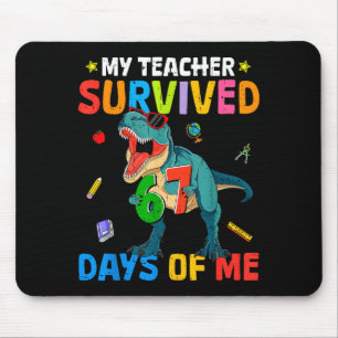 67. Schultag Mein Lehrer überlebte 67 Tage Junge Mousepad
