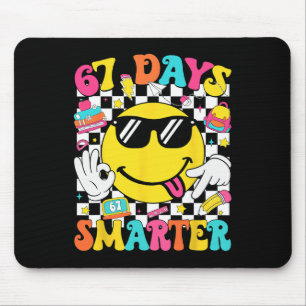 67. Schultag-Shirt 67 Tage schlauer Lehrer B Mousepad
