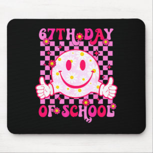 67. Schultag Vibes 67 Meme Cutes Smiley Gesicht T Mousepad