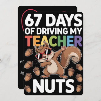 67 Schultage, Basketball-Mutter Reise 2026 Feiertagskarte