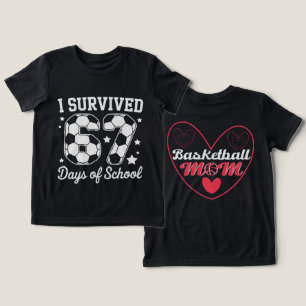 67 Schultage, Basketball-Mutter-Reise 2026 Tri-Blend Shirt