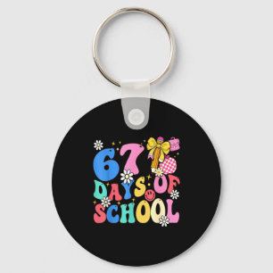 67 Schultage Coquette-Schleife Schüler Lehrer 1 Schlüsselanhänger