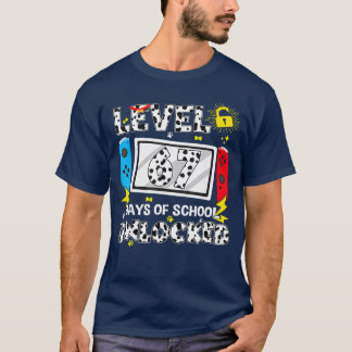 67 Schultage freigeschaltetes Gaming-Level 67 Tage T-Shirt