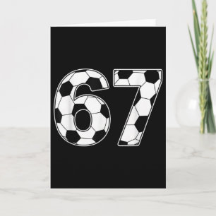67 Schultage Lehrer Schüler Fußball  Karte