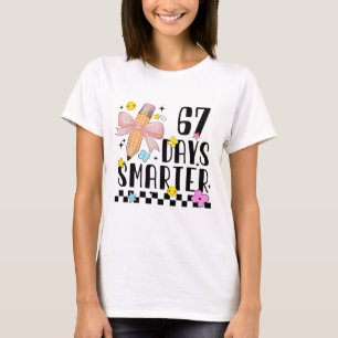 67 Schultage Lustiges 67 Tage Smarter Schüler T-Sh T-Shirt