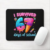 67 Schultage überlebt Lehrer Schüler 100 Mousepad (Mit Mouse)