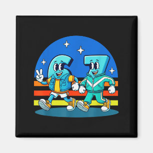 67 Sechs Sieben Lustiges Meme Lustiges Design Kind Magnet