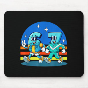 67 Sechs Sieben Lustiges Meme Lustiges Design Kind Mousepad