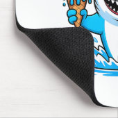 67 Shark Six Seven Ice Cream Drip Funny Gen Alpha Mousepad (Ecke)