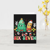 67 Shirt For Teachers 67 Meme Six Seven Christmas  Karte (Gelbe Blume)