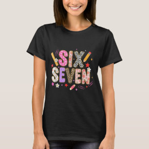 67-Shirt für Lehrer 67-Meme Frauen Lehrer Sechs Se T-Shirt