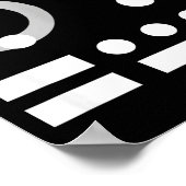 67 Shirt, Morse Code 67 Kid Meme Six Seven Graphic Poster (Ecke)