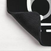 67-Shirt, Morse-Code 67-Kind-Meme Six Seven Grafik Mousepad (Ecke)