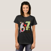 67 Shirt Teacher 6 7 Meme Women Girls Teachers Six (Vorne ganz)