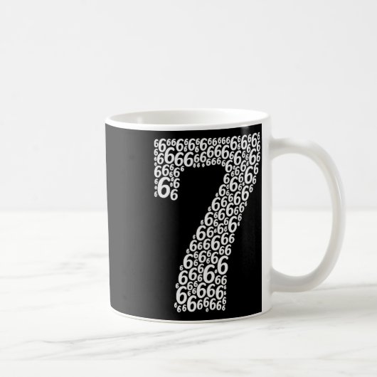 67 Siebenundsechzig Halloween-Kostüm-Design Lustig Kaffeetasse (Rechts)