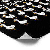 67 Silly Days Of School Funny Goose 67 Meme For Te Poster (Ecke)