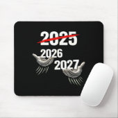 67 Silvester 2026 Lustige Neujahrsfeier Sechs Sieb Mousepad (Mit Mouse)
