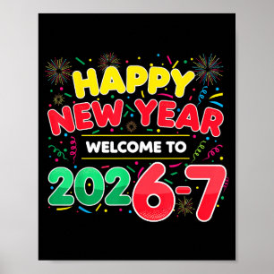 67 Silvester, Humor Frohes Neues Jahr 2026-7 Lusti Poster