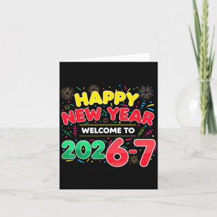 67 Silvester, Humor Frohes Neues Jahr 2026-7 Spaß Karte