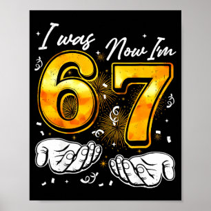 67 Silvester-Party-Pyjama-Hemd 6 7 Meme 67 20 Poster