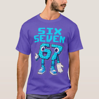 67 Six Seven 67 Lustiges Italienisches Brainrot Ki T-Shirt