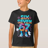 67 Six Seven 6-7 - Funny Italian Brainrot Ice Crea T-Shirt (Vorderseite)