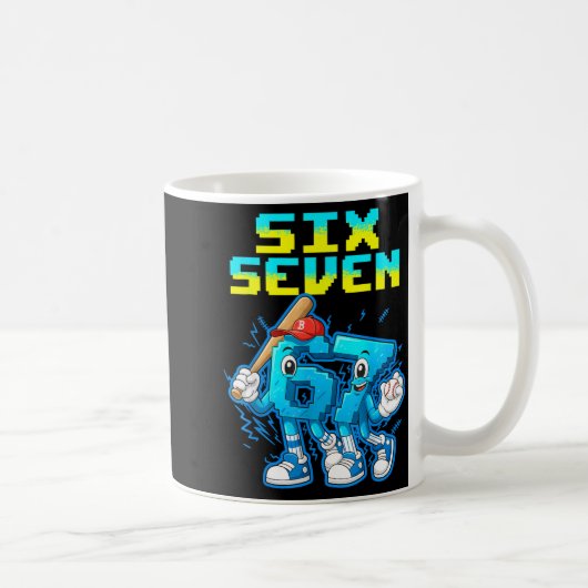 67 Six Seven 6-7 - Funny Italian Brainrot Kids Bas Kaffeetasse (Rechts)