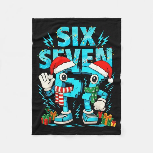 67 Six Seven 6-7 - Funny Italian Brainrot Kids Gam Fleecedecke (Vorderseite)