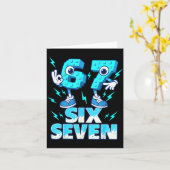 67 Six Seven 6-7 - Funny Italian Brainrot Kids Gam Karte (Gelbe Blume)