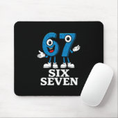 67 Six Seven 6-7 - Funny Italian Brainrot Kids Gam Mousepad (Mit Mouse)