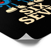 67 Six Seven 6-7 - Funny Italian Brainrot Kids Gam Poster (Ecke)