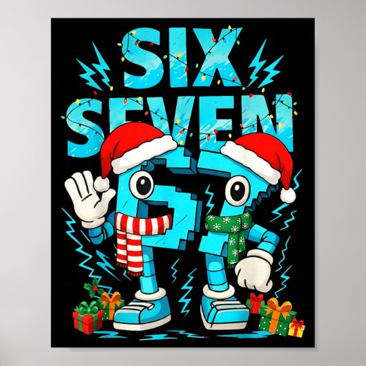 67 Six Seven 6-7 - Funny Italian Brainrot Kids Gam Poster (Vorne)