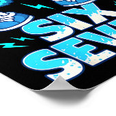 67 Six Seven 6-7 - Funny Italian Brainrot Kids Gam Poster (Ecke)