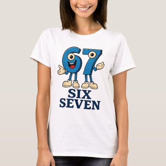 67 Six Seven 6-7 - Funny Italian Brainrot Kids Gam T-Shirt (Vorderseite)