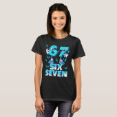 67 Six Seven 6-7 - Funny Italian Brainrot Kids Gam T-Shirt (Vorne ganz)