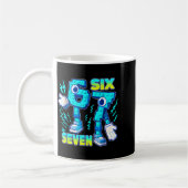 67 Six Seven 6-7 Funny Italian Brainrot Kids Gamin Kaffeetasse (Links)