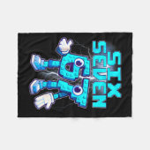 67 Six Seven 6-7 Funny Italian Brainrot Meme Kids  Fleecedecke (Vorderseite (Horizontal))