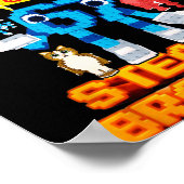 67 Six Seven 6-7 - Funny Steal Brainrot Kids Gamin Poster (Ecke)