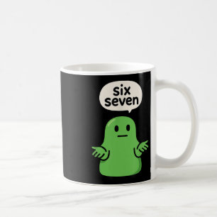 67 Six Seven 6-7 Grüner Blob-Schlamm - Lustiger Ki Kaffeetasse
