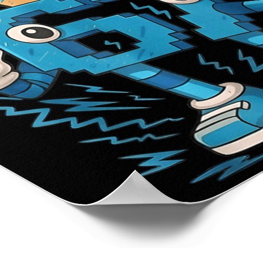 67 Six Seven 6 7 Italian Brainrot  Poster (Ecke)