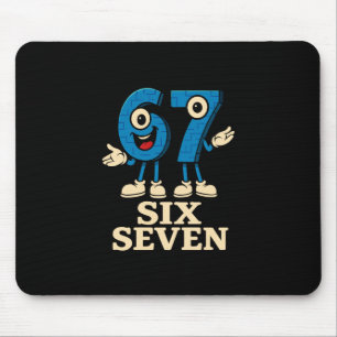 67 Six Seven 6-7 - Lustiges italienisches Brainrot Mousepad