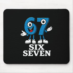 67 Six Seven 6-7 - Lustiges italienisches Brainrot Mousepad