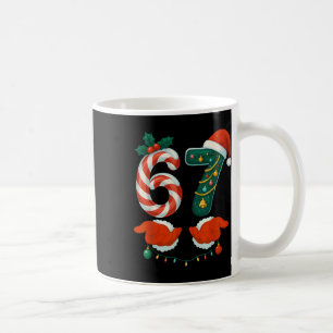 67 Six Seven 6 7 Meme Benutzerdefiniertes Paar Wei Kaffeetasse