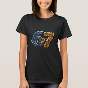 67 Six Seven 6 7 Meme Design Lustig 6 7 4 T-Shirt
