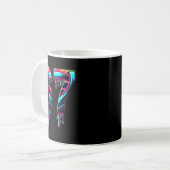 67 Six Seven 6 7 Meme Design Lustig 6 7 Kaffeetasse (Vorderseite Links)