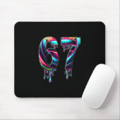 67 Six Seven 6 7 Meme Design Lustig 6 7 Mousepad (Mit Mouse)