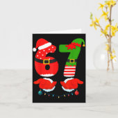 67 Six Seven 6 7 Meme E Couple Christmas Matching Karte (Gelbe Blume)